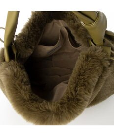 UNBILLION cachecache リボンハンドルエコファードロストバッグ