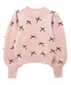 Green Parks ・ＡＮＤＳＥＡＲＣＨ　メニーリボンニットプルオーバー