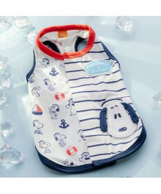 PET PARADISE スヌーピー 背中開き タンクトップ 《マリン柄》 小型犬