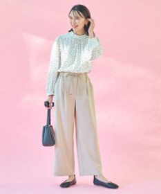 ANY 【ウエストゴム】イージケア美脚パンツ ワイド