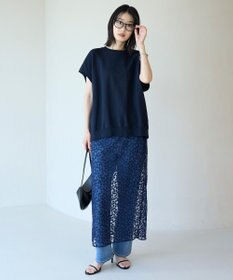 UNFILO L エンブロイダリー レーススカート