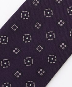 JOSEPH ABBOUD 【日本製・Holliday&Brown】クレストパターンジャカードネクタイ