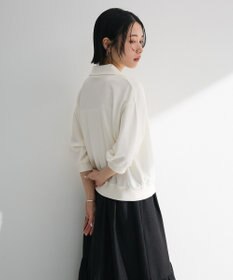 Green Parks ７分袖ハーフＺＩＰプルオーバー