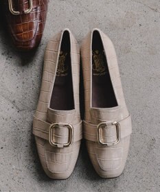 BONTRE 【BONTRE/ボントレ】スクエアバックルローファー/02251