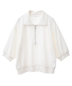 Green Parks ７分袖ハーフＺＩＰプルオーバー