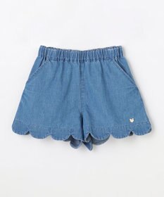 ANY KIDS 【洗濯機可能】スカラップショートパンツ