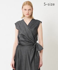 BEIGE， 【S-size】POMEGRANATE / カシュクールブラウス