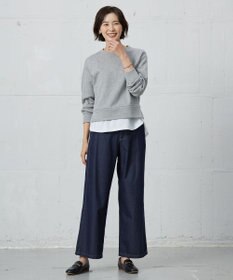 J.PRESS LADIES 【WEB限定カラーあり】ラメ裏毛 カットソー