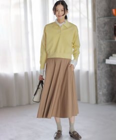 組曲 S 【ご好評につき追加販売 / 加藤ローサさん着用】ハンサムツイルフレア スカート