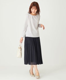 ANY SIS シャイニープリーツ スカート