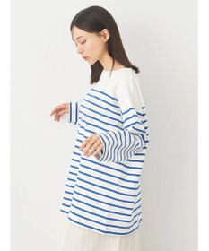 earth music&ecology Ｌｅｅ×ｅ．ｍ．ａ．ｅ　ＢＯＲＤＥＲ　Ｌ／Ｓ　ＴＥＥ