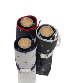 MOONBAT POLO RALPH LAUREN（ポロ ラルフローレン）晴雨兼用日傘 ドット 遮光率100% 遮熱 遮熱 UV