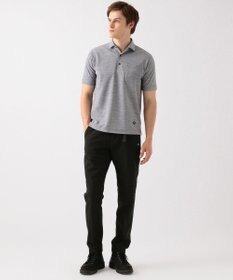 JOSEPH ABBOUD MOUNTAIN クレープドットエアー パンツ