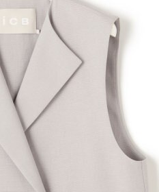 ICB 【接触冷感・UVケア・撥水・洗える】 LooseWeave ノーカラージレ