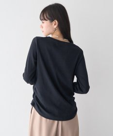 earth music&ecology サイドギャザープルオーバー