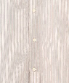 J.PRESS YORK STREET 【UNISEX】タイプライターストライプ バンドカラーシャツ