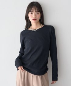 earth music&ecology サイドギャザープルオーバー