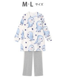 tsumori chisato SLEEP ツモリチサト パジャマ 長袖 長ズボン ルームウェア マイクロフリース素材 あたたかい 上下セット 冬 tsumori chisato SLEEP UDW442 /ワコール