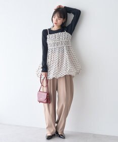 earth music&ecology サイドギャザープルオーバー