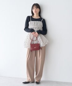 earth music&ecology サイドギャザープルオーバー