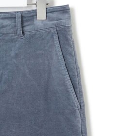 23区 【洗える】23区DENIM ベルベットストレッチ ワイドパンツ