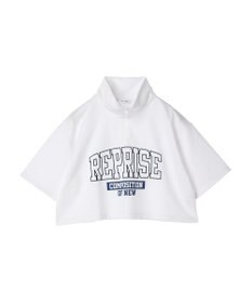 Green Parks ＥＧＯＩＳＴ　ハーフＺｉｐロゴ５分袖プルオーバー