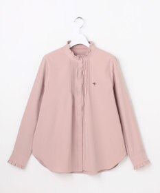 ANY SIS S ピンタックフリル シャツ