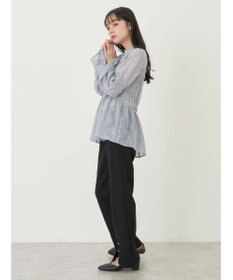 earth music&ecology ジャガードシャーリングプルオーバー