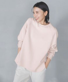 UNFILO L 【野呂佳代さん着用】BEAUTY FORM JERSEY バックZIPプルオーバー