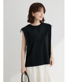 Green Parks ・ＳＵＧＡＲ　ＳＰＯＯＮ　フリンジフレンチＴシャツ