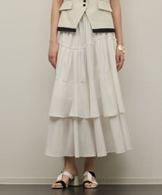 GRACE CONTINENTAL ロングティアードスカート