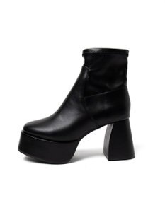 WEGO ストーム付きワイドヒールショートブーツ