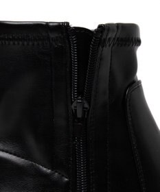 WEGO ストーム付きワイドヒールショートブーツ