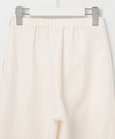 23区 L 【洗える】リネンエンブロイダリー ワイドパンツ