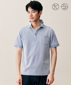 JOSEPH ABBOUD 【老舗アロハブランドと21年愛されるポロシャツがコラボ】KAHALA ALOHA ダディポロ サックスブルー系