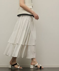GRACE CONTINENTAL ロングティアードスカート