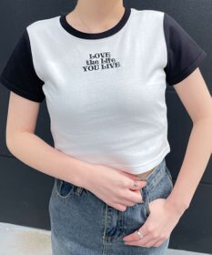 WEGO デザインプリントチビＴ