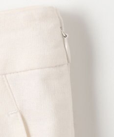 23区 L 【洗える】リネンエンブロイダリー ワイドパンツ