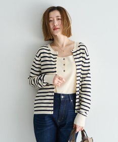 YECCA VECCA [UVカットマシンウォッシャブル]アンサンブルニット