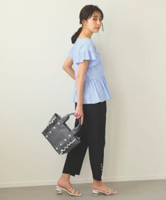 Feroux 【UVケア】フリルスリーブペプラム カットソー