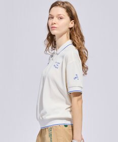 PW CIRCULUS 【WOMEN】ミニワッフル鹿の子ポロ ゴルフウェア レディース