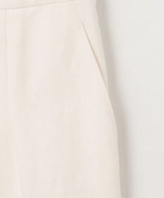 23区 L 【洗える】リネンエンブロイダリー ワイドパンツ