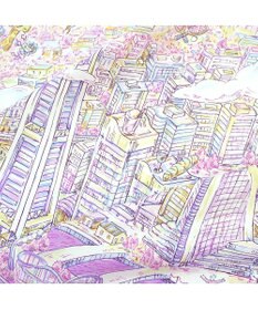 Marca 【伝統横濱スカーフ】YOKOHAMA MINATOMIRAI  大判 シルクツイル スカーフ