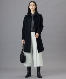 J.PRESS LADIES ショートビーバー ステンカラー コート