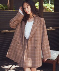 earth music&ecology ＳＥＴ２点ラッフルレースブラウス＋キャミソール