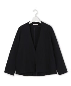 ICB L ナイロンストレッチポンチ ノーカラージャケット