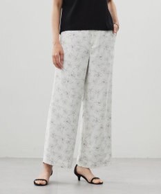 TOLIGHT フラワープリント ワイドパンツ AZUL BY MOUSSY | フラワープリントイージーワイドパンツ
