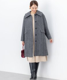 組曲 ウールモッサステンカラー コート