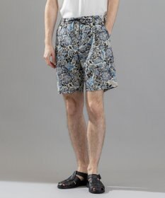JOSEPH HOMME 新柄【洗える/ストレッチ/シワになりにくい】クールドッツストレッチ メキシカントプリント ショートパンツ/ BERMUDA