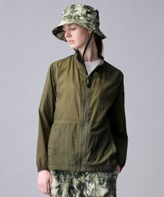 JOSEPH ABBOUD MOUNTAIN 【軽量/ECO撥水/ポケッタブル】ナイロンフライリップ ブルゾン